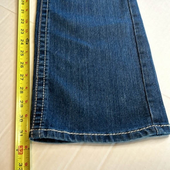 3/$25 Earl Jeans Low Rise Boot Cut Rhinestone Embellished Womens Jeans. Size 10 - Picture 13 of 14